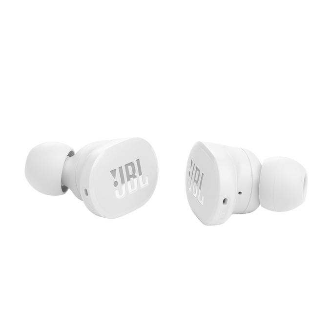 JBL Tune 130NC TWS - White - True wireless Noise Cancelling earbuds - Detailshot 4 image number null